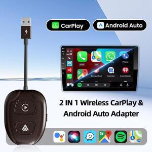 OEM 유선 CarPlay 및 Android Auto 자동차용 무선 5.8 GHz 어댑터 무선으로 변환