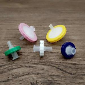 25 개 세트 13mm/25mm(조리개 0.22/0.45/0.8um) 일회용 주사기 필터 니들 나일론/PES/BT/PTFE 멤브레인 포