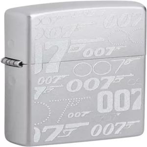 Zippo 007 제임스본드 사틴 크롬 라이터 고급 남성용