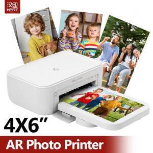 300dpi 컬러 사진 Wifi 4x6 인치 프린터 휴대용 Mni 모바일 포켓 무선 메이커 기계리본  인화지 포함