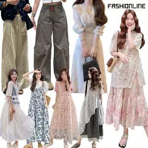 [30%+5%] 패션라인 여름원피스/자켓/슬랙스/원피스/맨투맨/데님/팬츠/블라우스/세트/스커트/롱티셔츠/반팔