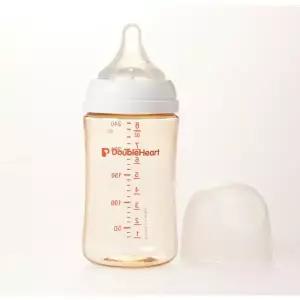 더블하트 모유실감 3세대 젖병 PPSU 제뉴인화이트 240ml (L)
