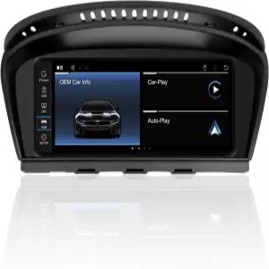 BMW E60 E90 CCC 유선 및 무선 카플레이 리트로핏 안드로이드 오토 디스플레이 미러 링크 자동차 라디오