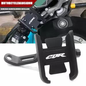로고 CBR 핸들 바 미러 휴대폰 거치대 GPS 스탠드 브래킷 CBR125R CBR600 CBR650 CBR1100XX 오토바이 액세