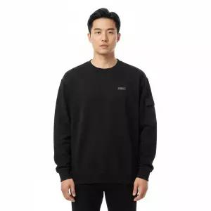 nationalgeographic N251USW220 카프 기능성 소매 포켓 세미오버핏 맨투맨 CARBON BLACK