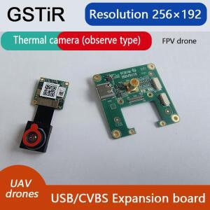CVBS 256X192 FPV 열 모듈 GSTiR Mini212 인터페이스  보드 VOxUAV 코어 12um 웨이퍼  패키지  감지기