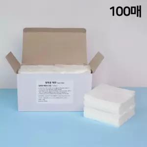 일회용 해면 100매 - 클렌징 리필용 피부샵 피부미용 병원 관리실