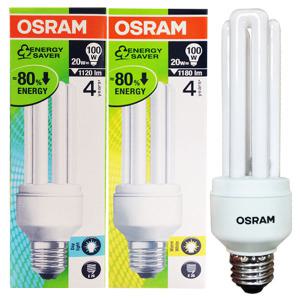 오스람 삼파장 전구 형광등 EL20W EFTR Duluxstar 20W