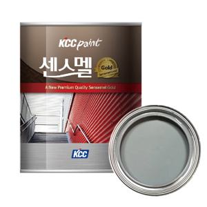 KCC 센스멜 골드 에나멜 페인트 회색 4L 철재 목재