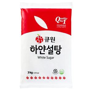 큐원 하얀설탕 3kg