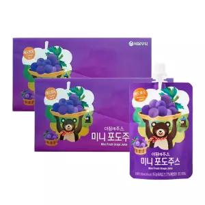서울우유 아침에주스 미니 포도주스 100ml 20팩