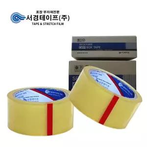 [서경테이프]중포장용 박스테이프 (40M -10개입) J40 투명