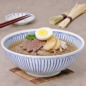 도트토쿠사 면기 대 일본 도자기 우동기 덮밥 라면 비빔밥 냉면 라멘 그릇