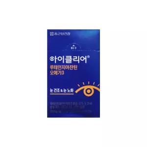 종근당건강 아이클리어 루테인지아잔틴 오메가3 600mg 60캡슐/mj