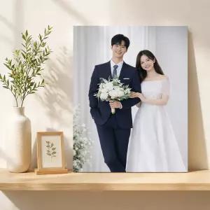 아크릴액자 6x8인치(15x20cm) 6x8액자 탁상용 소형 미니 스탠드 벽걸이 겸용 어린이집  주문제작 