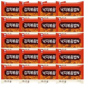 천일 볶음밥 300g 각 10개 총 20개 (김치 + 낙지)