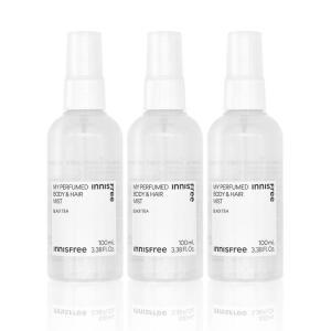 [이니스프리] 이니스프리 마이 퍼퓸드 바디 앤 헤어 미스트 100mL 블랙티 3개