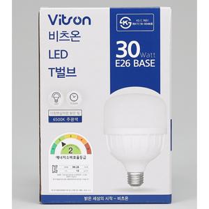 비츠온 LED T벌브 30W BULB 전구 램프 다용도 인테리어 조명 주광 전구색 E26