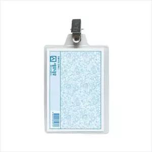c24 M0202 집게명찰(세로) (100개)/집게/명찰/이름표/케이스/이름판/아크릴/이름/택/직원/사무실/회사/네임