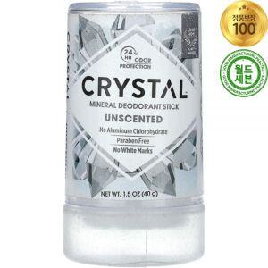 크리스탈 미네랄 데오드란트 스틱 언센티드 무향 40g Mineral Deodorant Stick Unscented