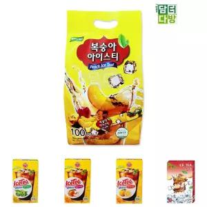 이데이 복숭아 아이스티 100스틱/음료/가루/분말/디저트/후식/맛있는/가정용/탕비실/데일리/고형차