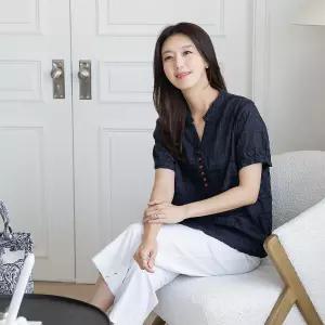 [마담4060]엄마옷 마담4060 썸머헨리넥 여름블라우스블라우스-RBL2505036-