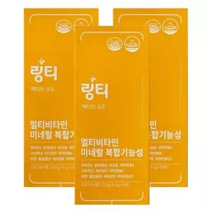 링티 액티브3.0 마시는 포도당 수액 링거 스틱 워터 음료 수분 충전 보충 10포 X 3개