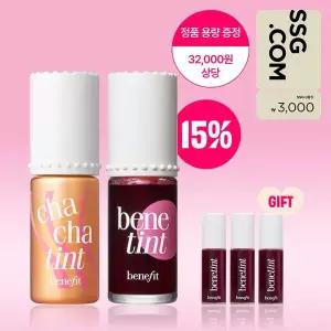 [베네피트](강남점)[단독/15%OFF](3천원)립 앤 치크 듀오 (5종 택1)(+틴트 디럭스 3종 본품용량상당)