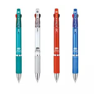 [무료 컬러인쇄 각인] 자바펜 멀티 다색볼펜 메탈 제트3볼M 0.38mm