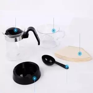 [골드스마일]드리퍼 핸드 커피 핸드드립 드립세트 1~2인용 350ml 커피필터