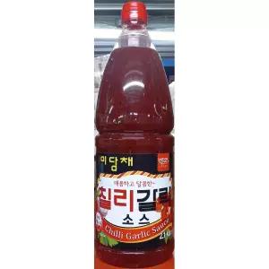 칠리 갈릭 소스 미담채 2.1Kg/맛있는/월남쌈/쌀국수용/식자재/업소용/스위트/가정용/샤브샤브/식당/식당용