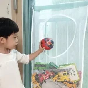 벽걸이빨래매쉬망 벽부착 걸이형 세탁물 빨래바구니 세탁통 문걸이 (WFIFI5G)