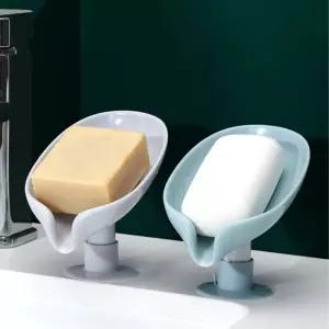 잎모양 비누홀더/비누곽/비누/홀더/비누통/케이스/받침대/흡착식/욕실/받침/흡착식/부착식/물빠짐/거치대