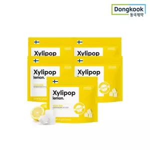 자일리팝 자일리톨 캔디 레몬 30g x 5봉