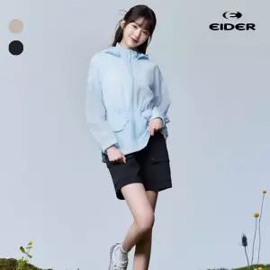 (장원영반바지) 하이크팩 여성 카고 숏팬츠 우븐 스트레치 반바지 DWM24360