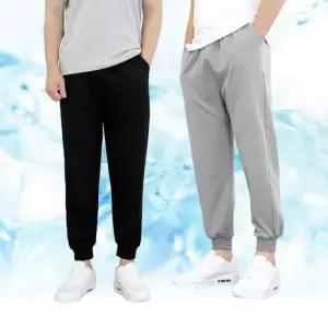 남자 여름 아이스 슬랙스 쿨링 스판 조거팬츠 작업바지 정장바지