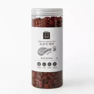 페디칼 고기파티 가득 강아지간식 져키 노즈워크 훈련 소고기, 1kg, 1개