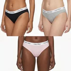 [Calvin Klein]캘빈클라인 CK 언더웨어 캐러셀 코튼 비키니 여성 삼각팬티 속옷 3팩 세트 QP1258O-033