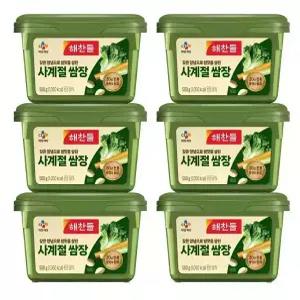 해찬들 사계절 쌈장 500g 6개