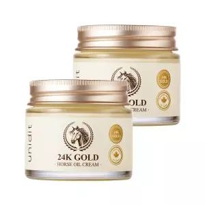 24K 마유 크림 리얼 골든 컴플렉스 보습 미백 탄력 크림 70ml 2개