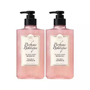 해피바스 퍼퓸부티크 오일 바디워시 로즈 블러쉬 500ml, 2개