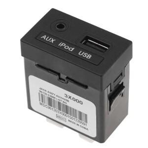 [호환] 96120-3X000 961203 X000 Fit For Hyundai 2011 Elantra 보조 잭 USB IPOD AUX 조립 자동차