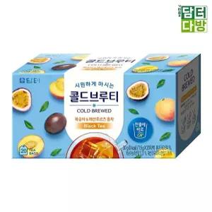 복숭아 담터 콜드브루티 패션후르츠 홍차 20티백 서치