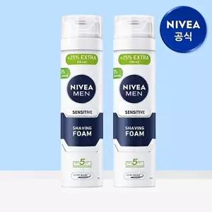 [니베아]니베아 맨 센서티브 쉐이빙 폼 250ml 2개
