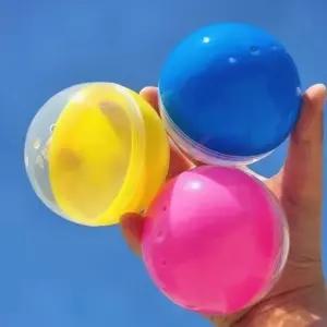 파티 행사 반투명 캡슐 뽑기 75mm 추첨 이벤트 장난감 복권 볼