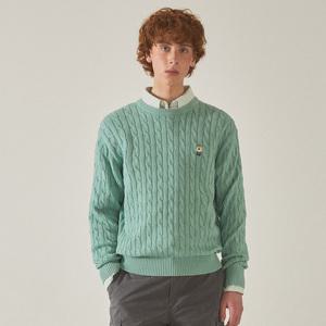 [AK분당점] [후아유] Steve Cable Sweater(M) WHKAF1102M*