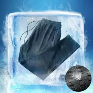 -5도 남자 바지 여름 얼음 트레이닝복 작업바지 메쉬 츄리링 시원한