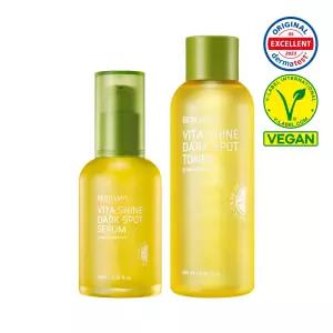 베르가모 청귤 비타 샤인 잡티 세럼 50ml + 토너 180ml 2종 세트