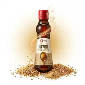 백설 100% 통참깨 참기름, 320ml