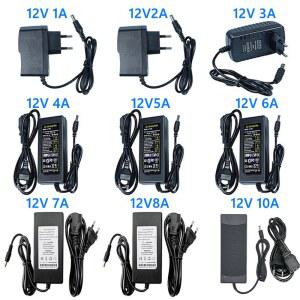AC DC 220V ~ 12V 스위칭 전원 공급 장치 어댑터 1A 2A 3A 4A 5A 6A 8A 10A 변압기 Led 12 V SMPS